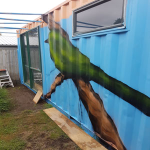 container door outside